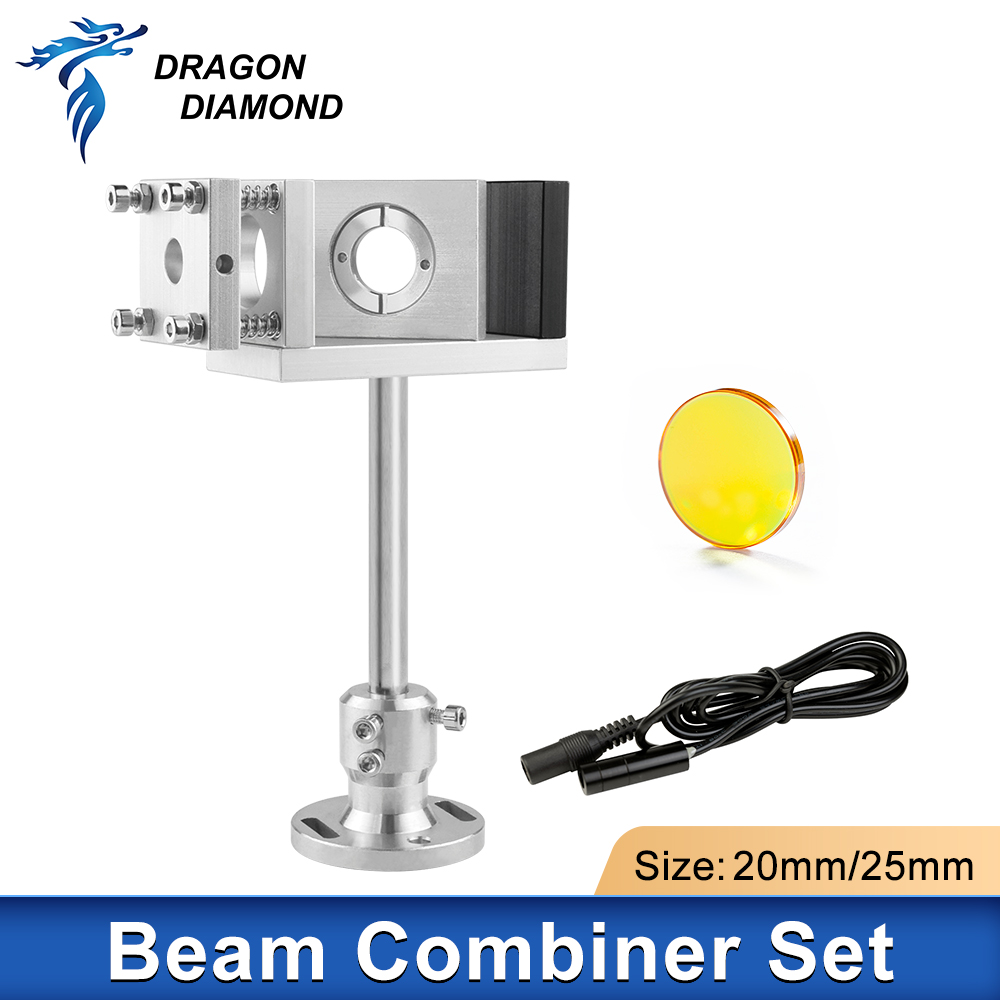 Co2 Laser Mirror - Beam Combiner Set Lens 20mm/25mm ZnSe