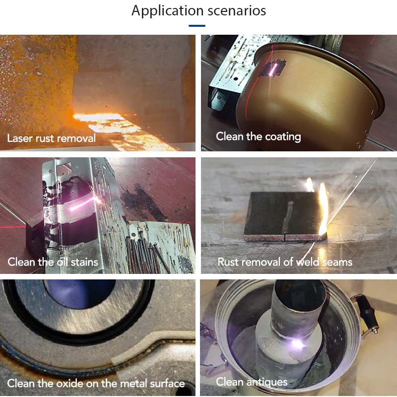 High Efficiency Handheld Fiber - Industrial Laser Cleaning Equipment 评论和价格