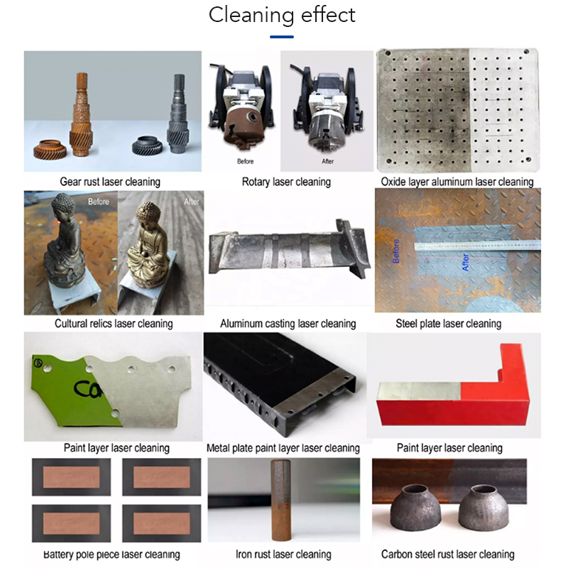 High Efficiency Handheld Fiber - Industrial Laser Cleaning Equipment 评论和价格