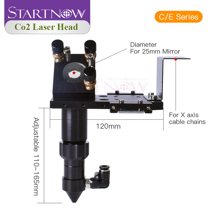 Startnow CO2 Laser Head Set Le - Co2 Laser Mirror 评论和价格