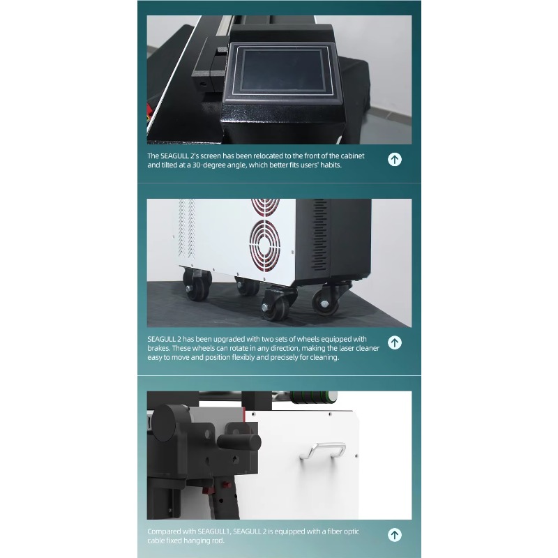 Portable Pulse Fiber 300W Lase - Industrial Laser Cleaning Equipment 评论和价格
