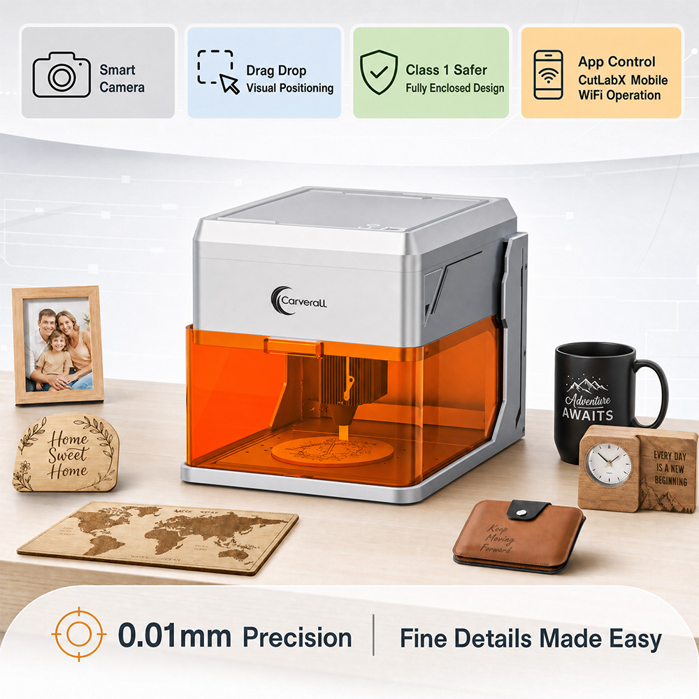 Carverall A1PRO 10W Laser Engr - Industrial Laser Etching Machine 评论和价格