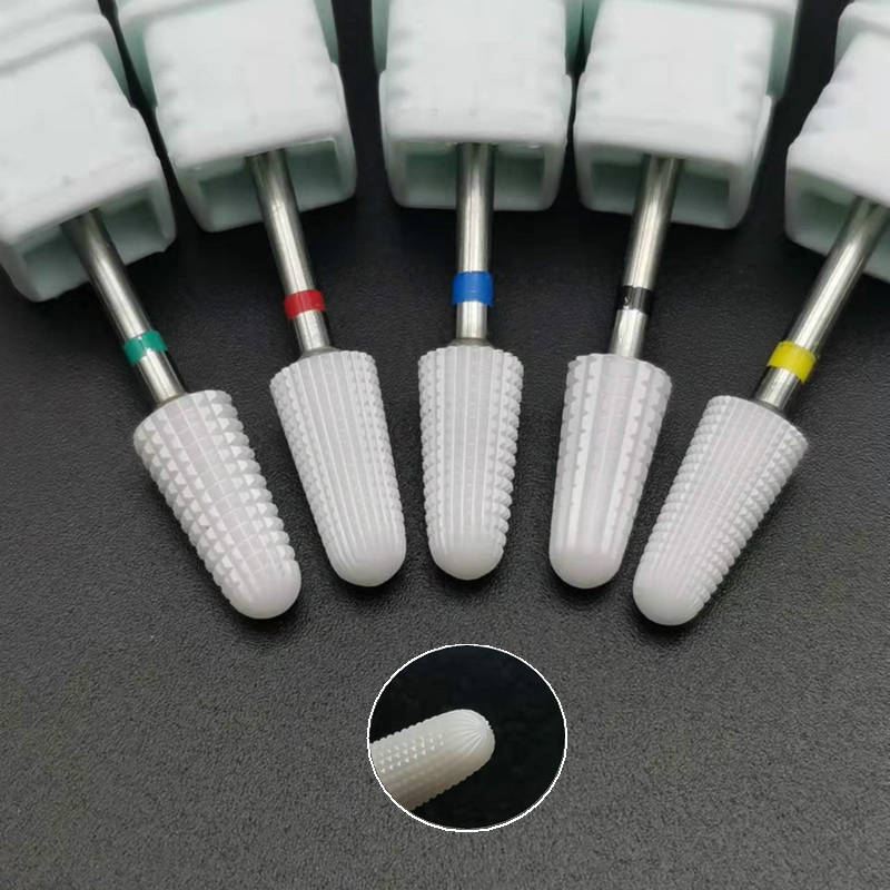 Ceramic 5 In 1 Nail Drill Bit  - Acrylic Cutting Machine 评论和价格