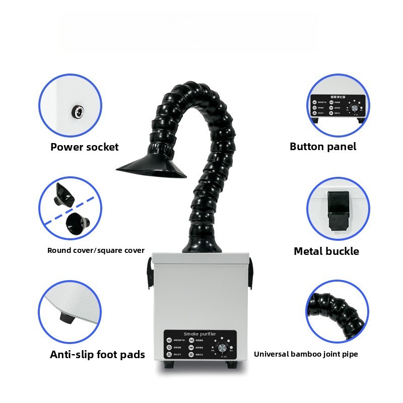 Solder Smoke Absorber Desktop  - Fume Extractor Laser 评论和价格