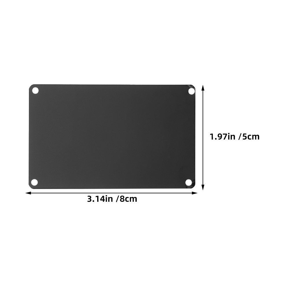 10Pcs Blank Aluminum Nameplate - Industrial Lasers 评论和价格